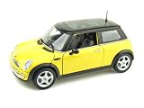Mini Cooper with Sun Roof 1/18 Yellow