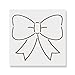 Bow Ribbon Stencil Template - Reusable Stencil with Multiple Sizes Available