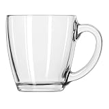 Libbey 15-1 2-Ounce Tapered Mug, Box of 6, Clear by Libbey