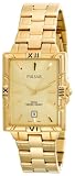 Pulsar Men's PXH690 Dress Champagne Dial Gold-Tone Watch
