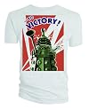 Doctor Who Dalek To Victory Adult White T-Shirt
