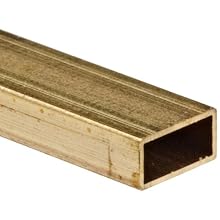 Brass C260 Rectangular Tubing