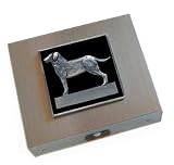 Black Labrador Retriever Travel Jewelry Case
