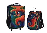 O3 Kids Luggage and Backpack Set with Integrated Cooler - Tie Dye