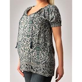 Buy A Pea in the Pod Collection: Joie Short Sleeve Smocked Maternity Blouse by Joie