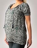 A Pea in the Pod Collection: Joie Short Sleeve Smocked Maternity Blouse