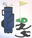 Westrim Paper Bliss Adhesive Embellishments, Golf 4/Package