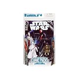  : Star Wars Clone Wars Action Figure Comic 2-Pack Dark Horse: Infinites Return of the Jedi 3/4: White Vader and Princess Leia (Sniper)