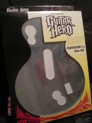 Childrens Toyshop  Third Party New : XBOX 360 / PS3 Guitar Hero Faceplate - MIRROR Design