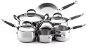 Prestige Cuisine Stainless Steel Cookware Saucepan Set, 6 Piece