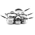 Prestige Cuisine Stainless Steel Cookware Saucepan Set, 6 Piece