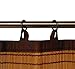 Bamboo BRP074084-11 Bamboo Ring Top Curtain, 40 x 84- Inches, Colonial Brown
