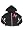Turbulence - Girls Hooded Zip Front Jacket, Black, Pink (Size 3T)
