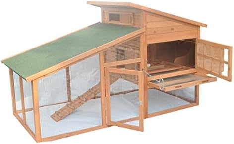 2014 NEW 2 Storey 87" Wood Chicken Coop Rabbit Hutch Hen House Small Animal Cage W Run