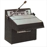 Bundle-08 Lecternette Portable Lectern (R600) Color: Gunmetal, Wireless Mic System: Handheld Wireless Mic