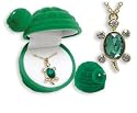 TURTLE Crystal Necklace in Turtle Gift Box!