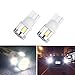 LLCJ 2 x Super Bright 5730 6-SMD 194 168 175 2825 W5W T10 LED Bulbs For Signal Lights,Trunk Lights,Parking Lights,Xenon White