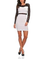 Bleu Marine Vestido Vanessa (Blanco)