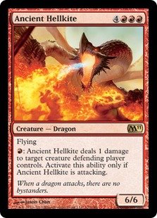 Magic: the Gathering - Ancient Hellkite - Magic 2011 On Sale