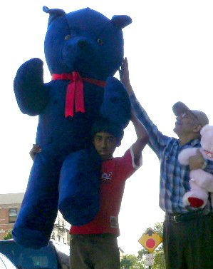 41xnCFvKeQL GIANT 68 JUMBO BIG PLUSH MIDNIGHT DARK BLUE COLOR CLASSIC STUFFED ANIMAL TEDDY BEAR GIANT STUFFED ANIMAL GIFT   AMERICAN MADE IN THE USA AMERICA