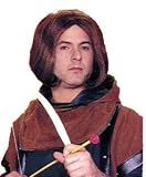 Brown Unisex Pageboy Costume Wig