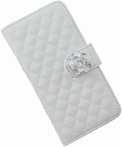 Bling Wallet Case for iPhone 6 Plus Case, VICI SKY 5.5" Inch Jewelry Button Full-Body Premium Wallet Leather Cover Skin Case with Foldable Kickstand for iPhone 6 plus