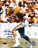 Lee Roy Selmon Running Autographed Tampa Bay Buccaneers 8 x 10 Photograph (Unframed)