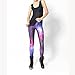 HOFISH Women's Pattern Galaxy Leggings Cotton Stretch Tight Pants