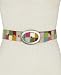 Fossil Belt - Quilted Squares (Color: Bright Multi)