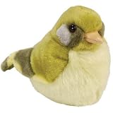 RSPB Greenfinch Plush Soft Toy Bird With Authentic Sound