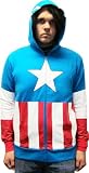 Captain America Adult Hooded Sweatshirt Hoodie Jacket