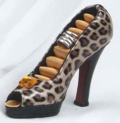 Leopard Shoe - Ring Holder