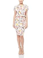 The Jersey Dress Company Vestido 3288 (Blanco / Multicolor)