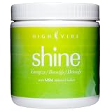 Hair & Nail Vitamin Shine by High Vibe Health & Healing For Shiny, Vibrant & Healthy Hair & Nails, The Only Antioxidant Super Food Hair & Nail Formula, 360 Gram Powder, Great In Smoothies, Restore Thinning, Dull & Brittle Hair & Nails, High Grade Designer Supplement From New York City, Made In USA
