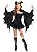 Leg Avenue Women's Cozy Bat Shrug and Headband