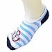 Yshare® 5 Pairs Boys 6-24 Month Cartoon Baby Toddler Anti Slip Skid Low Cut Boat Socks + Gift Bangle , No Show Newborn Socks