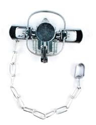 ALEKO #1 Coil Spring Trap for Fox, Mink, Nutria, Raccoon, 4" Spread