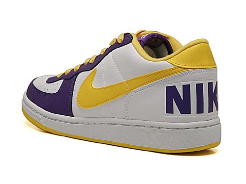 Cover image : NIKE 【ナイキ】 TERMINATOR LOW(GS) 【ターミネーターLOW(GS)】 309570 175 ホワイト/パープル/イエロー