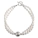 EXP White Pearl & Sterling Silver Bracelet