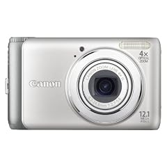 Canon PowerShot A3100 IS Digitalkamera (12 Megapixel, 4-fach opt. Zoom, 6,7 cm (2.7 Zoll) Display) silber