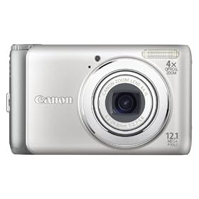 Canon - PowerShot A3100 IS - Appareil photo num�rique - 12,1 Mpix - Argent