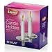 Aluminum Disposable Candle Holders For Taper Candles / 50 Pack Heavy Duty