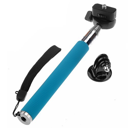 Gopromate(TM) Extendable Handheld Monopod Pole for Gopro Hero 1/2/3 Blue