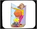 Decorated Mouse Pad with body, individuals, individual, kitten, mother, humans, perso...