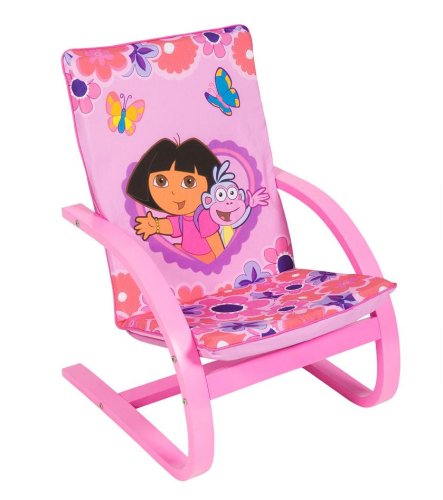 Dora The Explorer Bent Wood Rocking Sway Chair by Delta