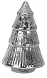 Mercury glass Christmas tree large in silver