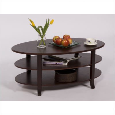 London 3 Tier Coffee Table in Espresso