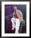Justin Timberlake Performing in His Justified Tour in the Belfast Odyssey, December 2003 Framed Art Poster Print by Mirrorpix, 25x31