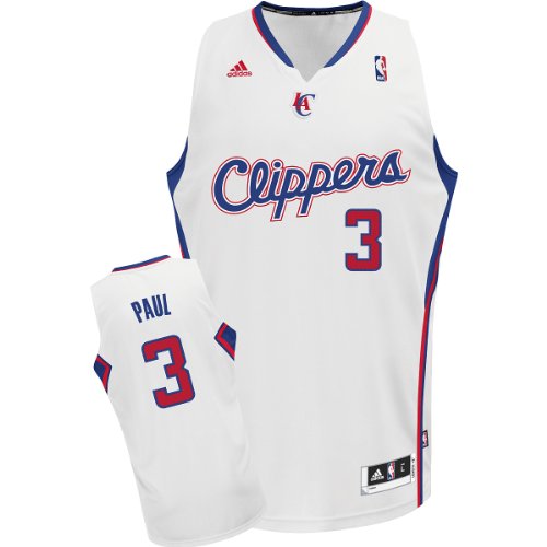 Adidas Los Angeles Clippers Chris Paul Youth (Sizes 8-20) Revolution 30 Swingman Home Jersey Medium