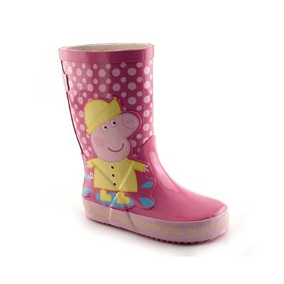 Peppa Pig Nursery Girls Pink Wellington Boots